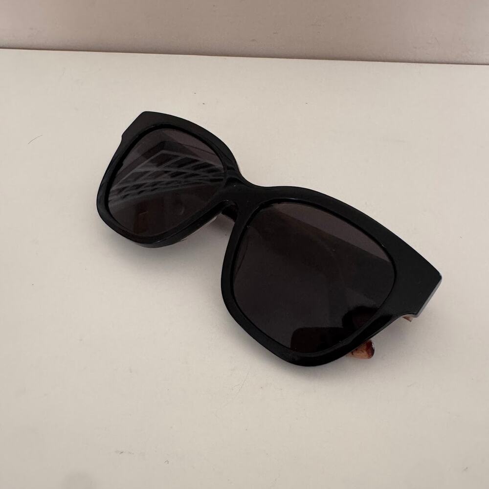 Gucci GG1550SK Sunglasses Black Leopard Print Logo Sides - Picture 12 of 12